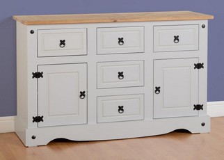 Corona 2 Door 5 Drawer Sideboard 